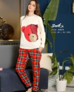 ⁦Winter women’s pajama, 2 Pieces⁩ - الصورة ⁦2⁩