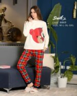 ⁦Winter women’s pajama, 2 Pieces⁩ - الصورة ⁦4⁩