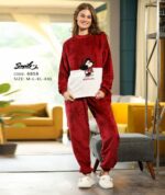 ⁦Winter women’s pajama, 2 Pieces⁩ - الصورة ⁦2⁩