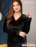 ⁦Winter women’s pajama set, 2 pieces⁩ - الصورة ⁦5⁩