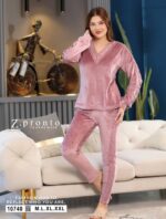 ⁦Winter women’s pajama set, 2 pieces⁩ - الصورة ⁦5⁩
