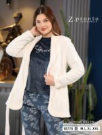 ⁦Winter women’s pajama, 3 Pieces⁩ - الصورة ⁦4⁩