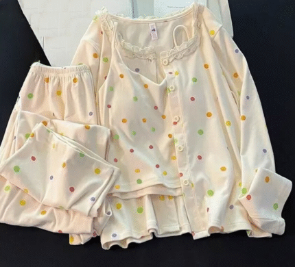 Winter women’s pajama set, 3 pieces